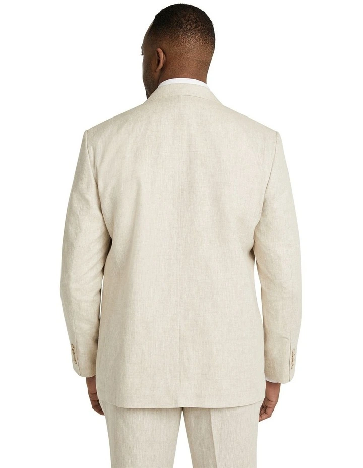 Hemsworth Linen Suit Jacket in Natural