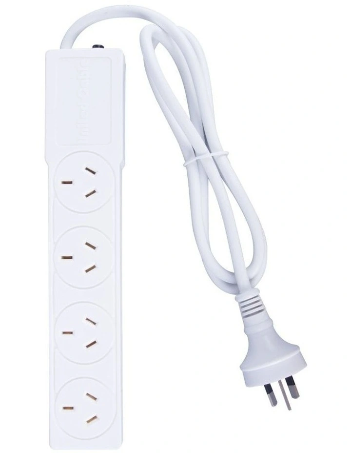 4 Outlet Powerboard White EL0029