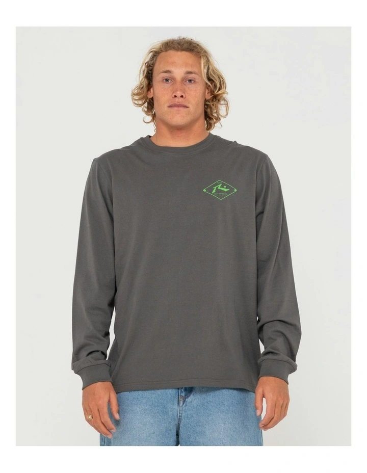 Wull Wolume Long Sleeve Tee in Grey