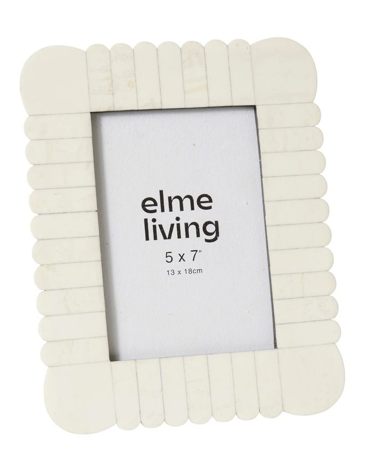 Senan 5x7 Photo Frame in Cream