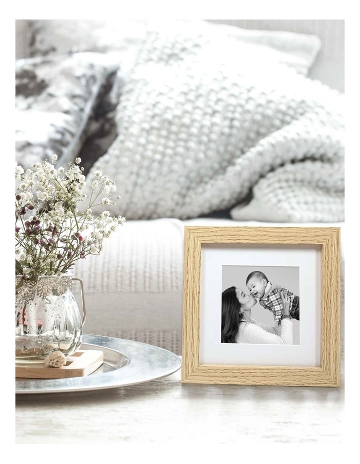 Photo Frame 15x15/10x10cm in Natural