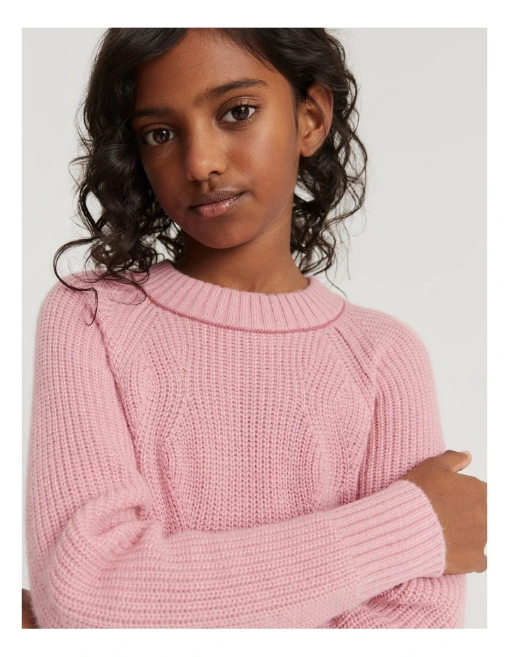 Knit Dress in Dusty Rose