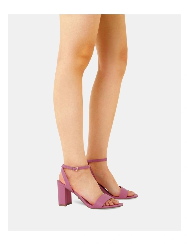 Martinez Strappy Heels in Candy