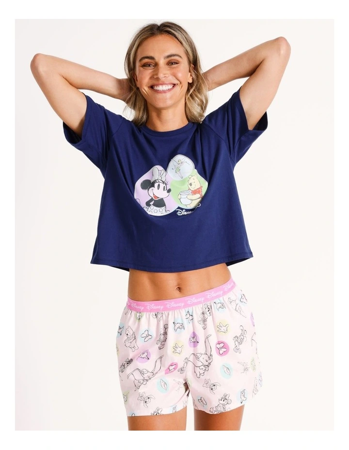Disney100 Sateen Short in Pink