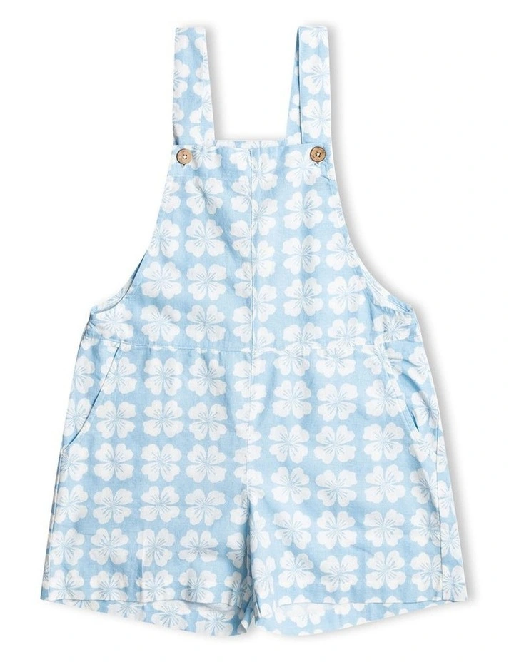 Favourite Places Dungaree Shorts (8-16 Years) in Clear Sky Clik