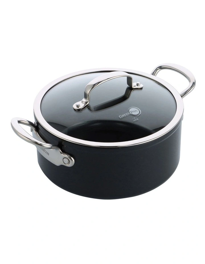 Barcelona Pro Covered Casserole 24cm/4.9L in Grey