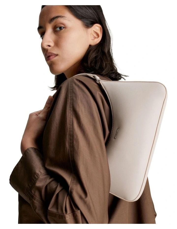 Small Shoulder Bag in Beige