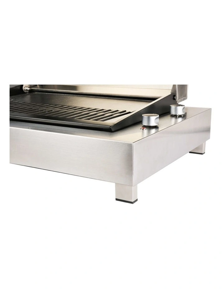 Portable Electric BBQ 1500W in Stainless Steel