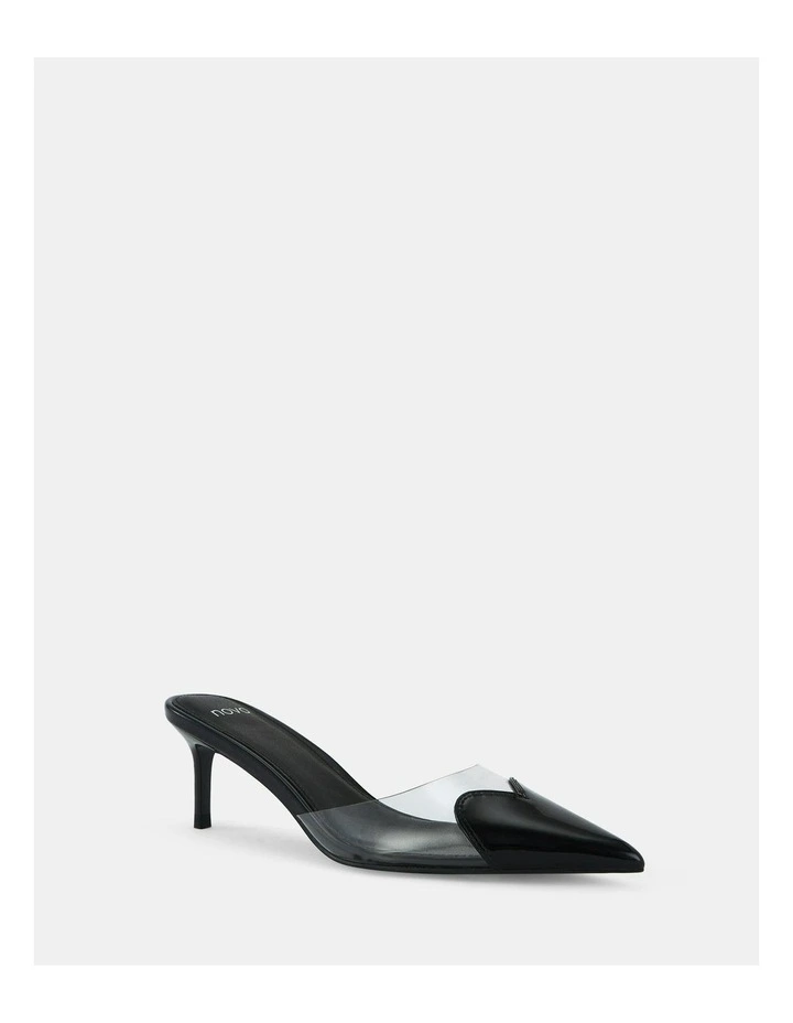 Ingria Heels in Black Patent