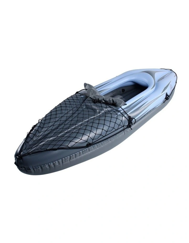 Inflatable Single Person Kayak 100kg Capacity in Blue