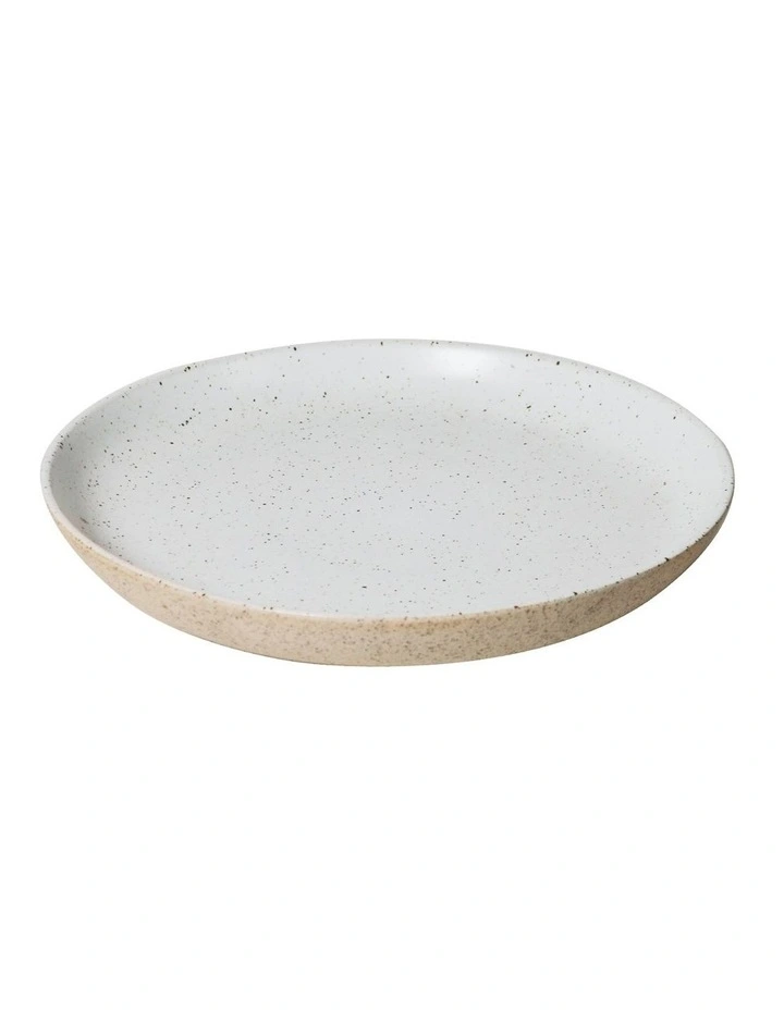 Natural Side Plate 20cm in White Speckle