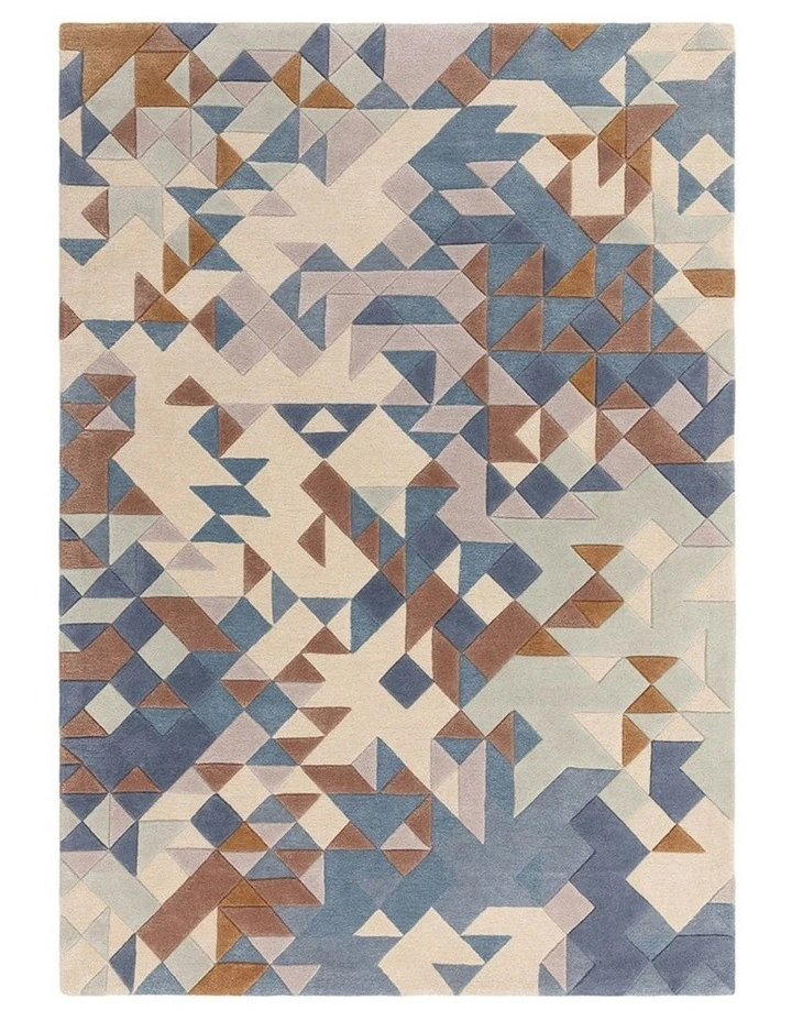 Asiatic Enigma Rug in Blue