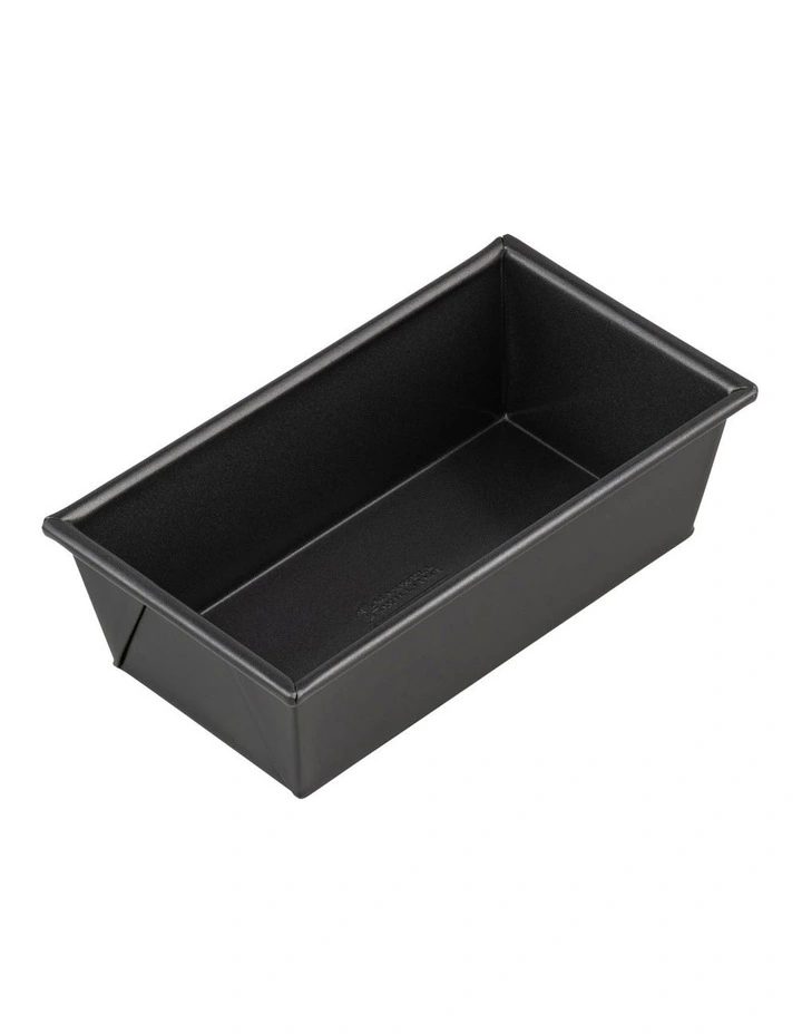 BakerMaker Non-Stick Box Sided Loaf Tin 21x11cm in Black
