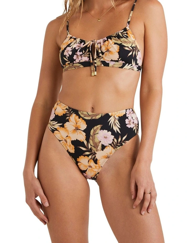 Calypso Hi Maui Bikini Bottom in Black