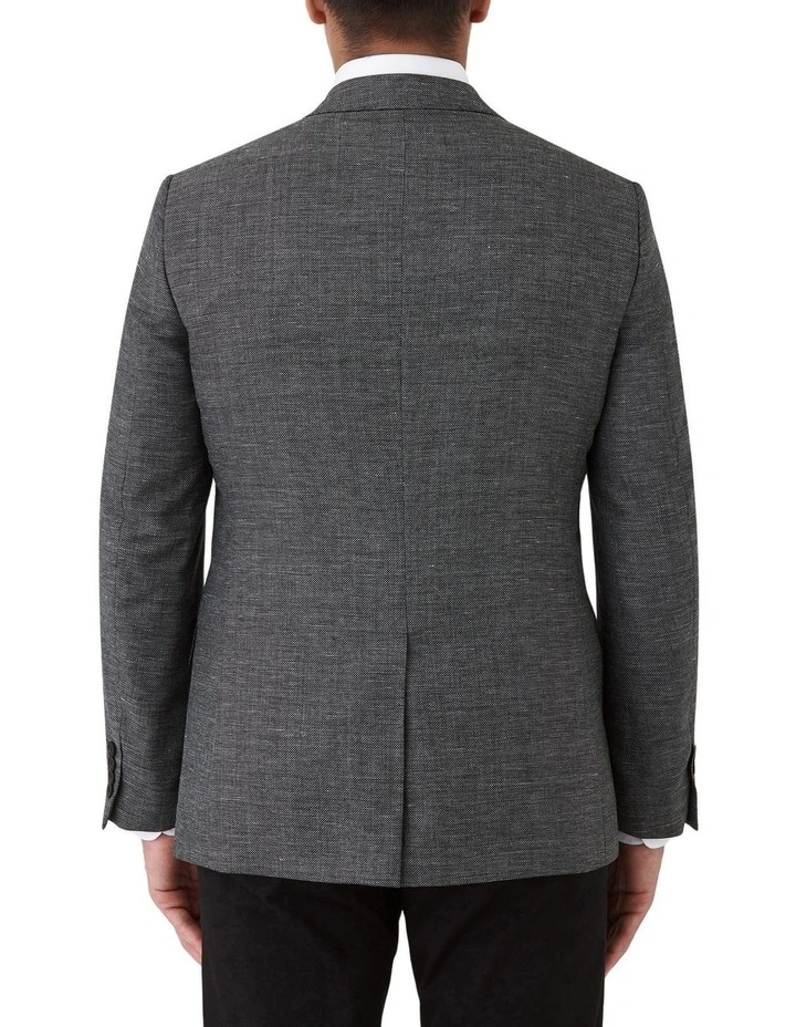 Glamorgan Modern Fit Sports Jacket in Black & White