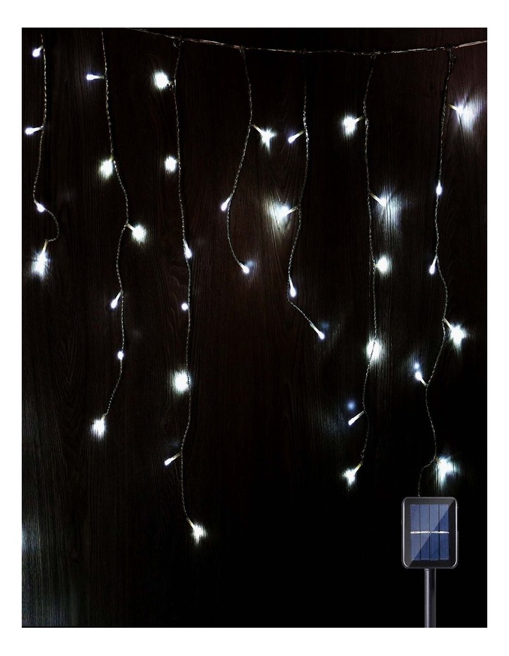 4 Colour Options Solar 480 LED Icicle Lights