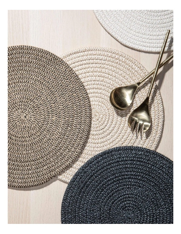 Nixon Placemat 2 Pack in Black
