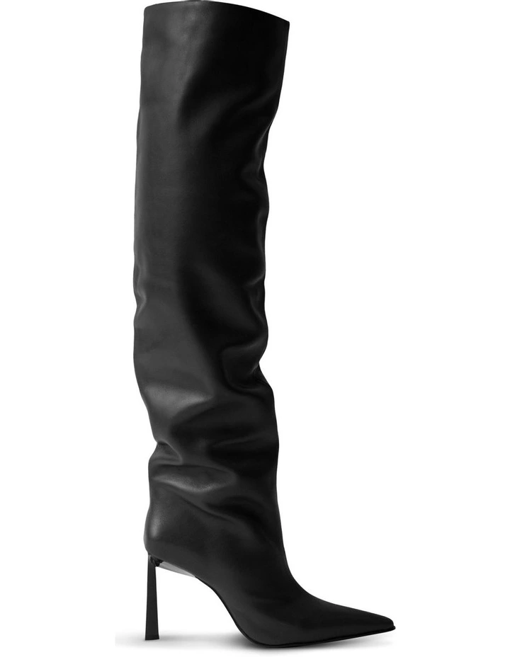 Octavia II Knee High Boots in Black
