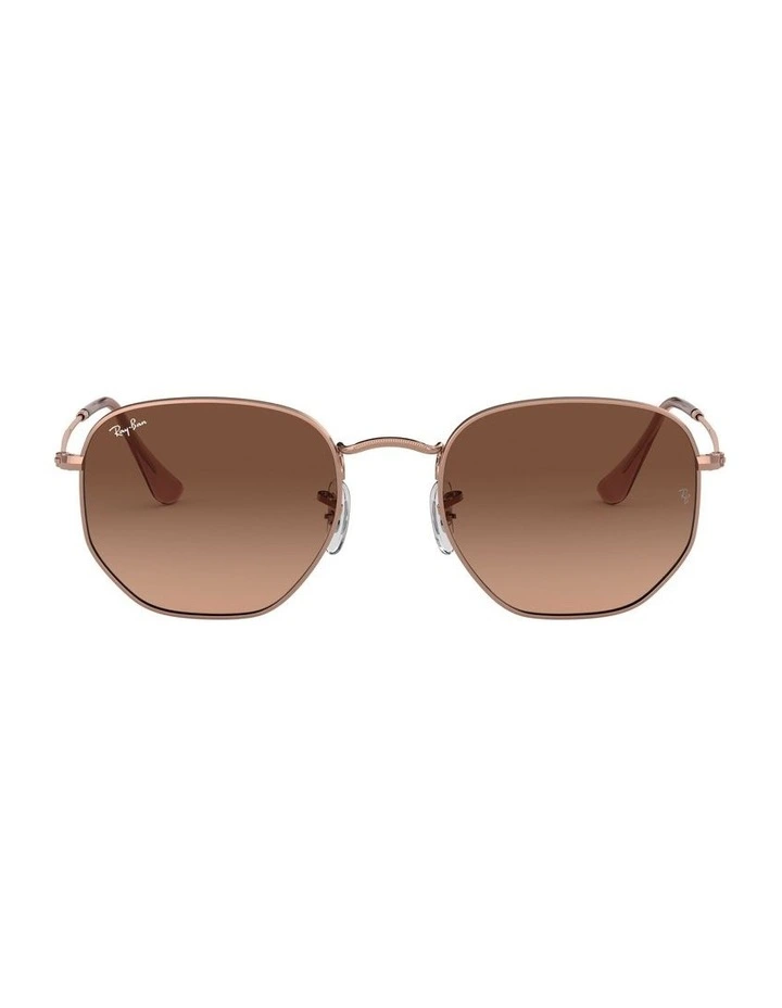Hexagonal Flat Lenses Copper RB3548N Sunglasses