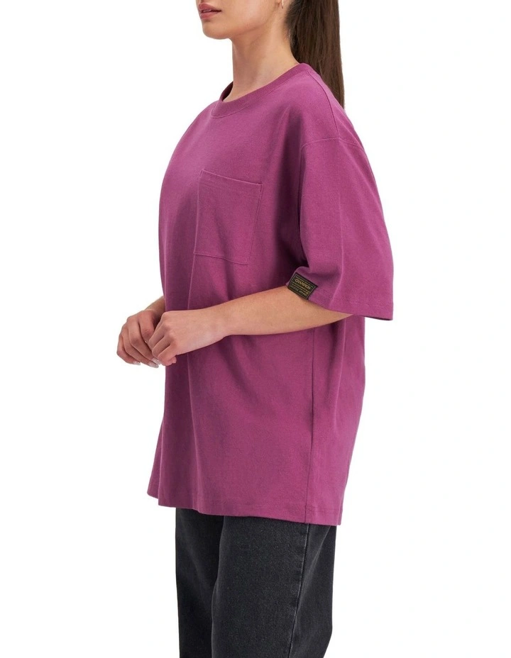 Elemental Jersey Tee in Bruised Berry