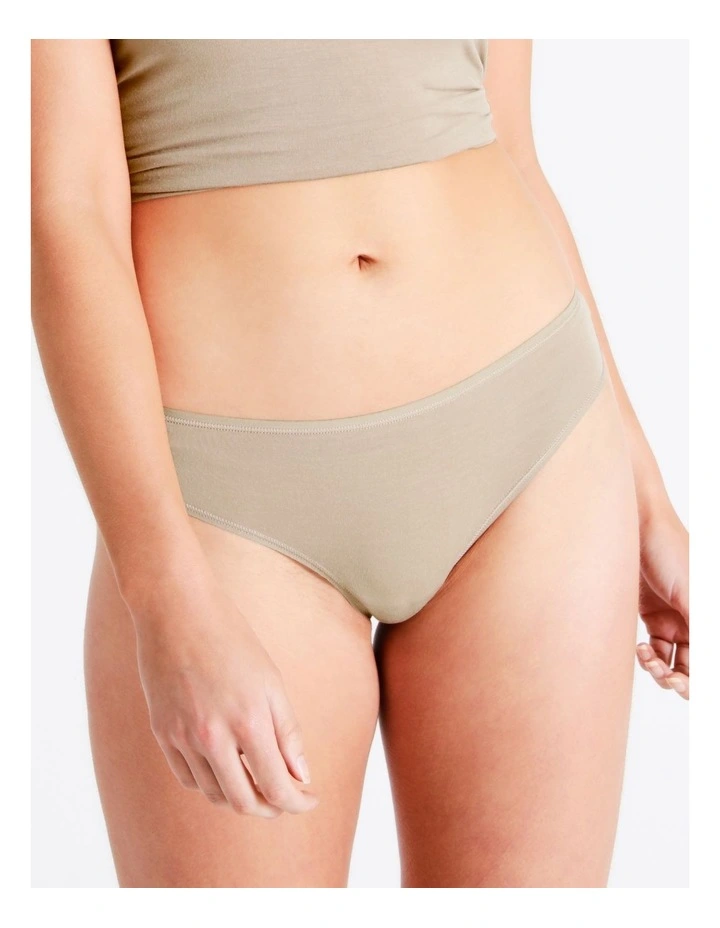 Modal G-string in Beige