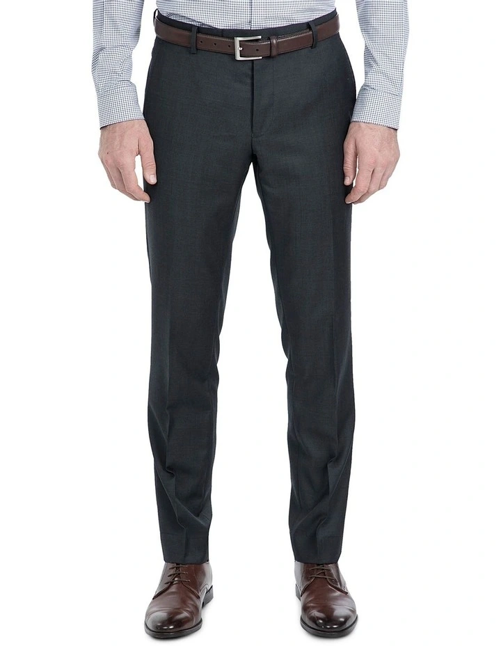 Slim Fit Charcoal Caper Trouser Grey