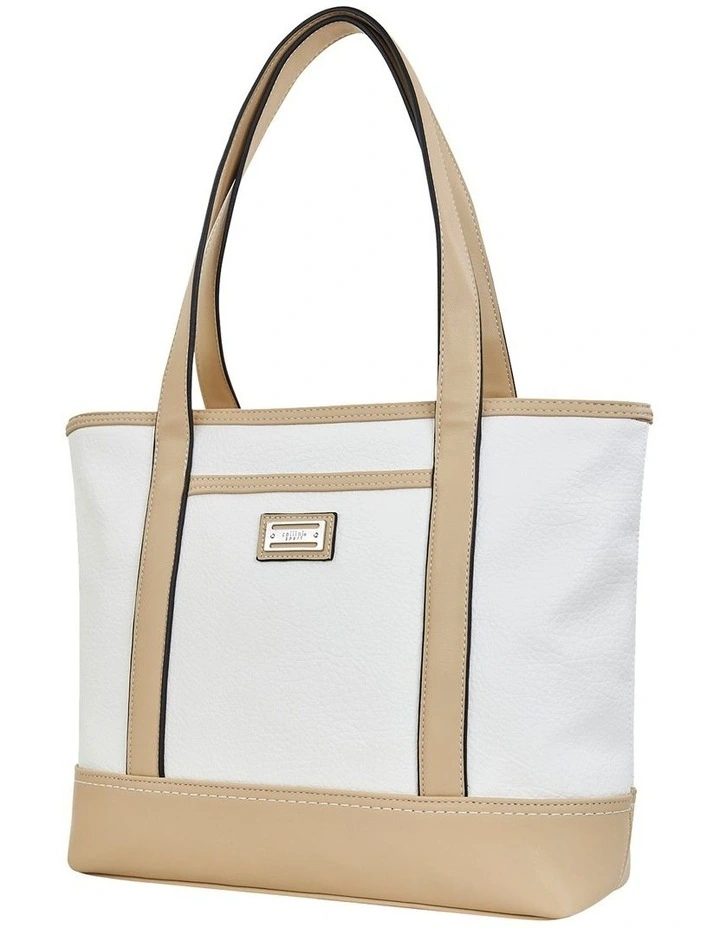 Delia Tote in White