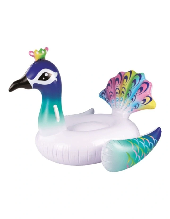 Inflatable Peacock Ride-On Float 135cm