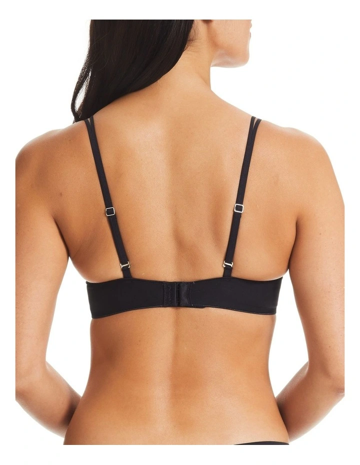 Dual No Wire Boost Bra in Jet Black