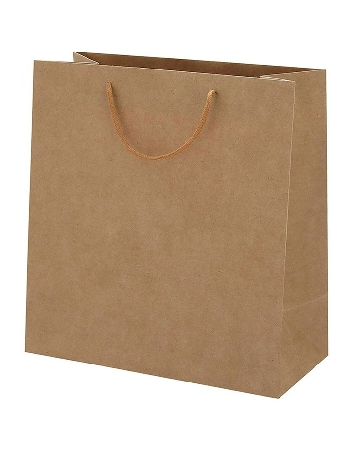 Reusable Bulk Kraft Paper Bags 100 Pieces in Brown