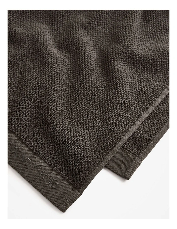 Calo Australian Cotton Bath Sheet in Charcoal