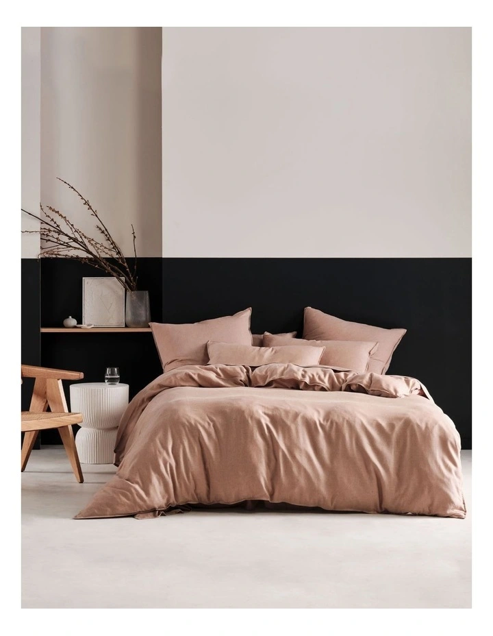 Rejeaneration Rialta Quilt Cover Set in Rust