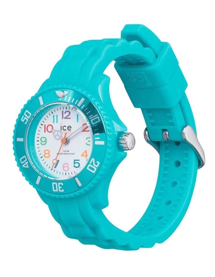 Ice Mini Kids Turquoise Extra Small Blue Silicone Quartz Watch