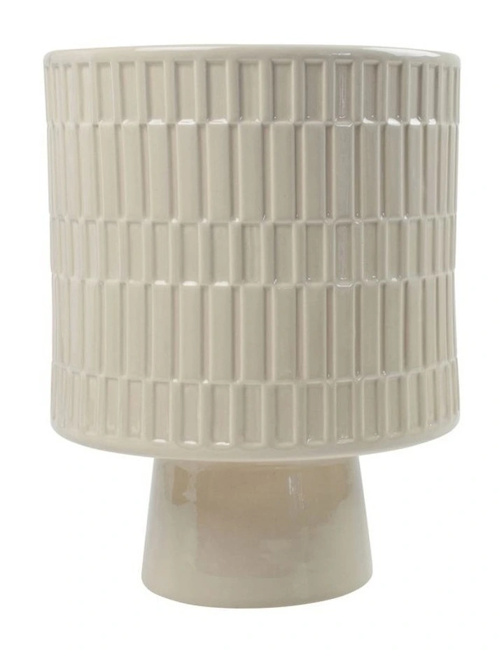 Kendall Planter Taupe 22.5x29cm in Beige