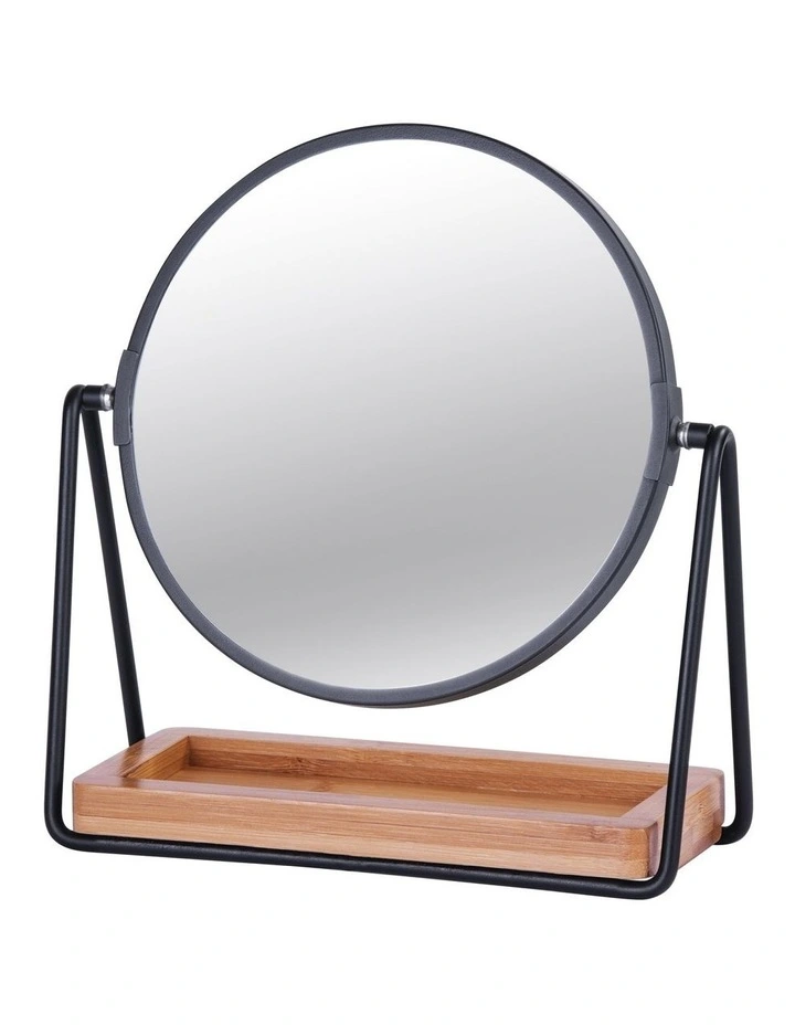 Milan Bamboo Makeup Mirror