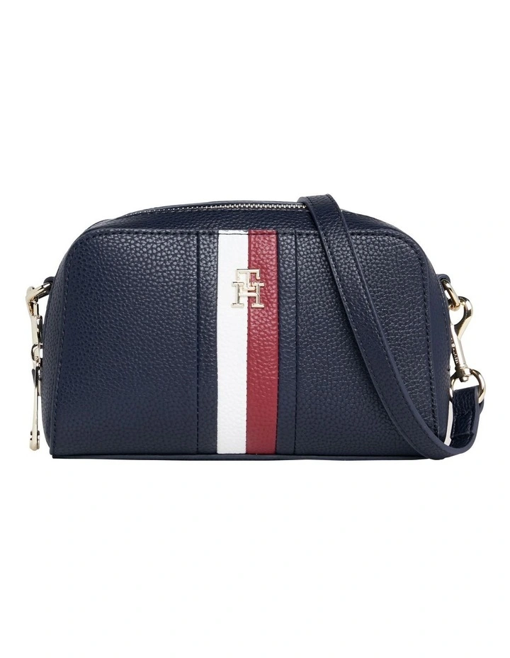 Emblem Signature Crossover Bag in Navy