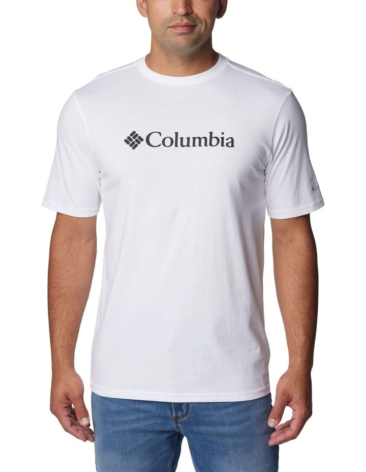CSC Basic Logo Short Sleeve Tee in White