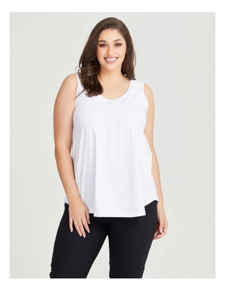 Australian Cotton Element Blouse in White