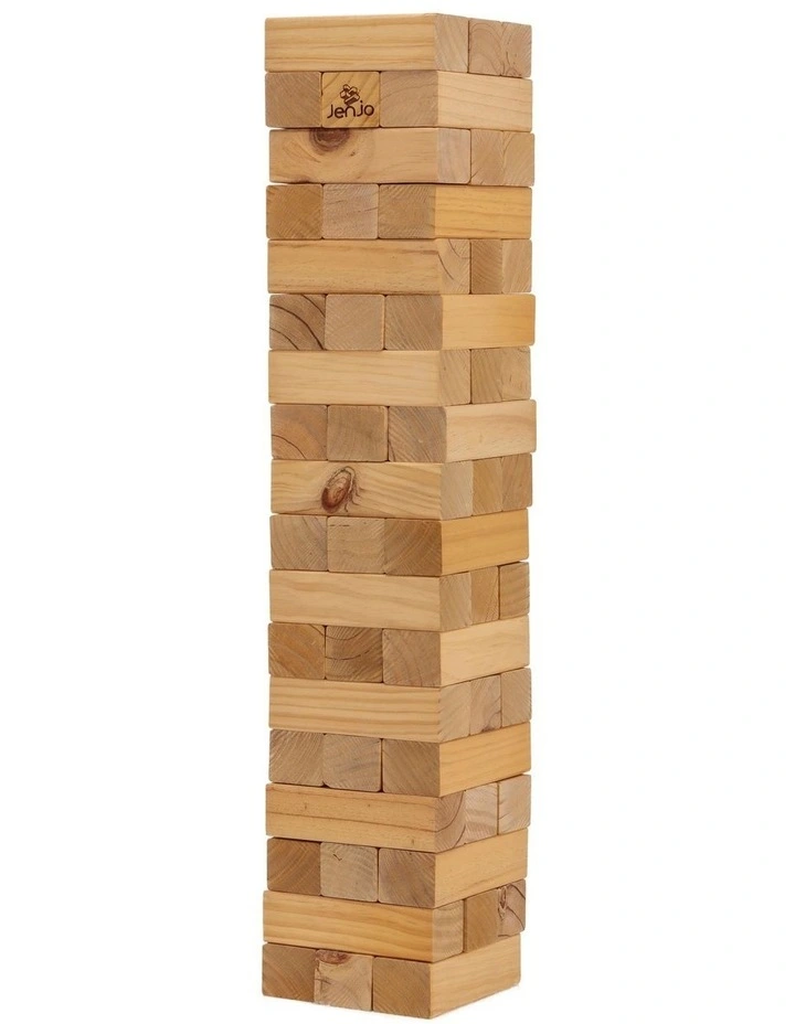 54 Piece Giant Outdoor Wooden Block Game 91cm