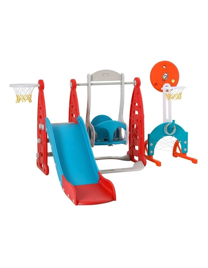 Slide Swing Set 140cm Red