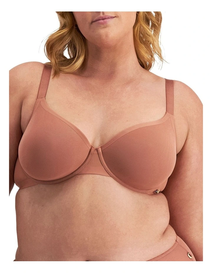 Because Lightly Lined Bra in Rose Ochre