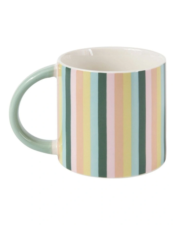 Power Pop Stripes Mug 400ml in Multi