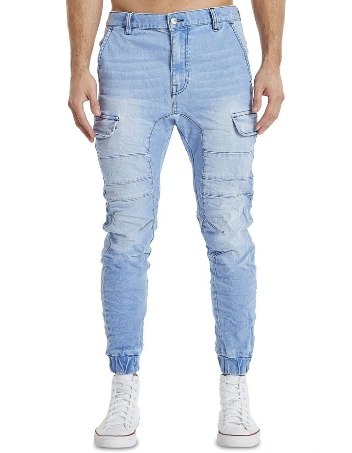 Salem Denim Jogger in Blue