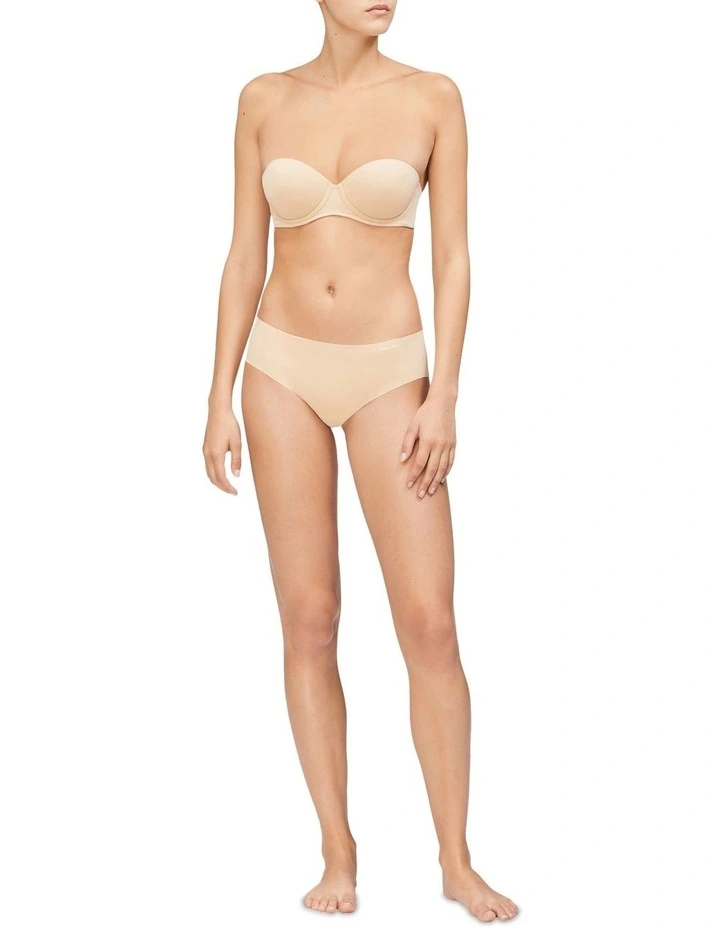 Strapless Push Up Bra in Beige