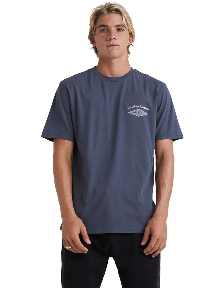 Diamond T-shirt in Iron Gate