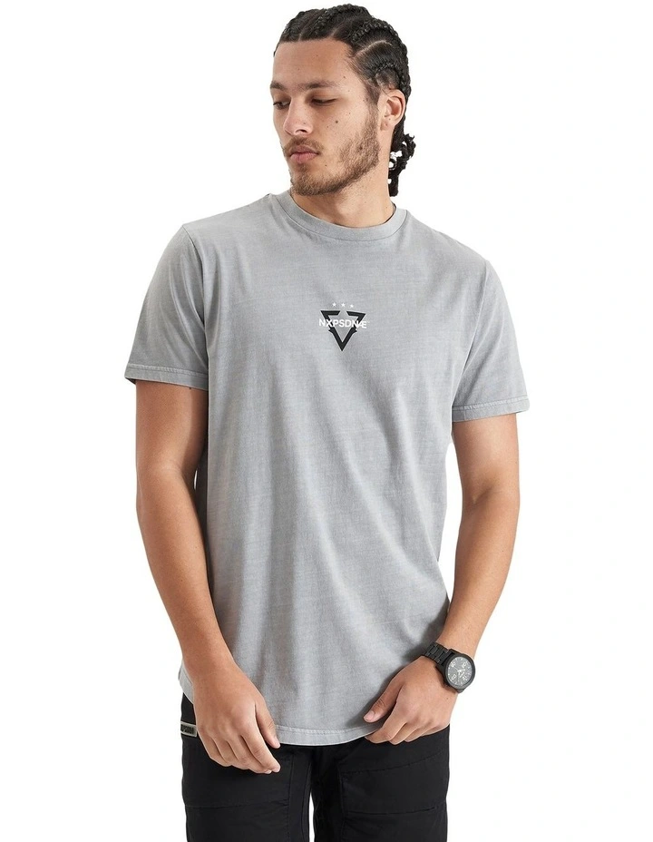 Hunter Dual Curved Tee in Pigment Alloy