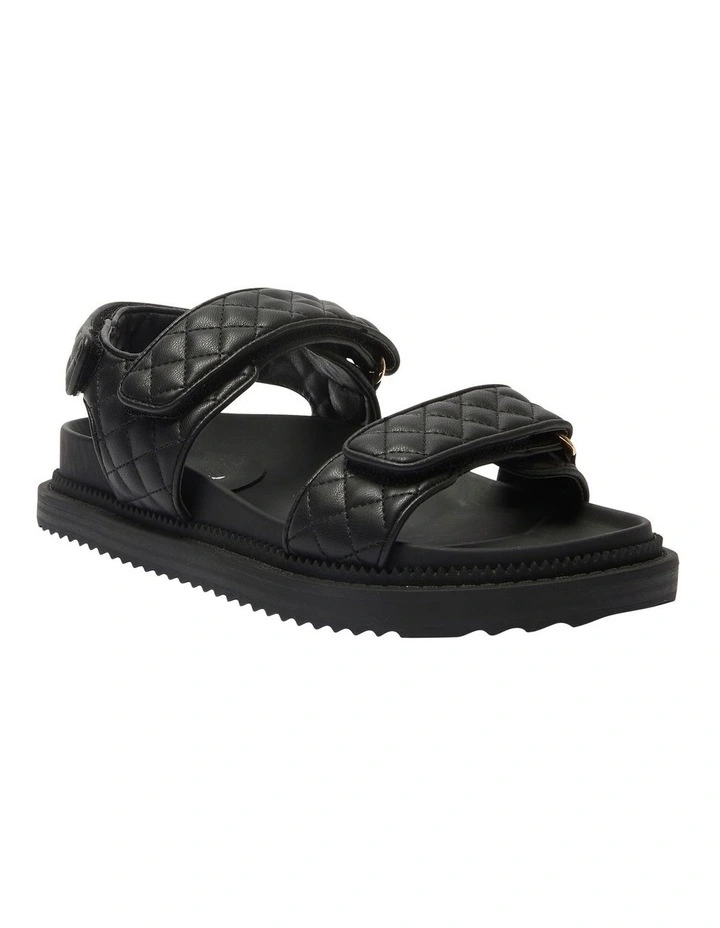 Bermuda Sandals in Black