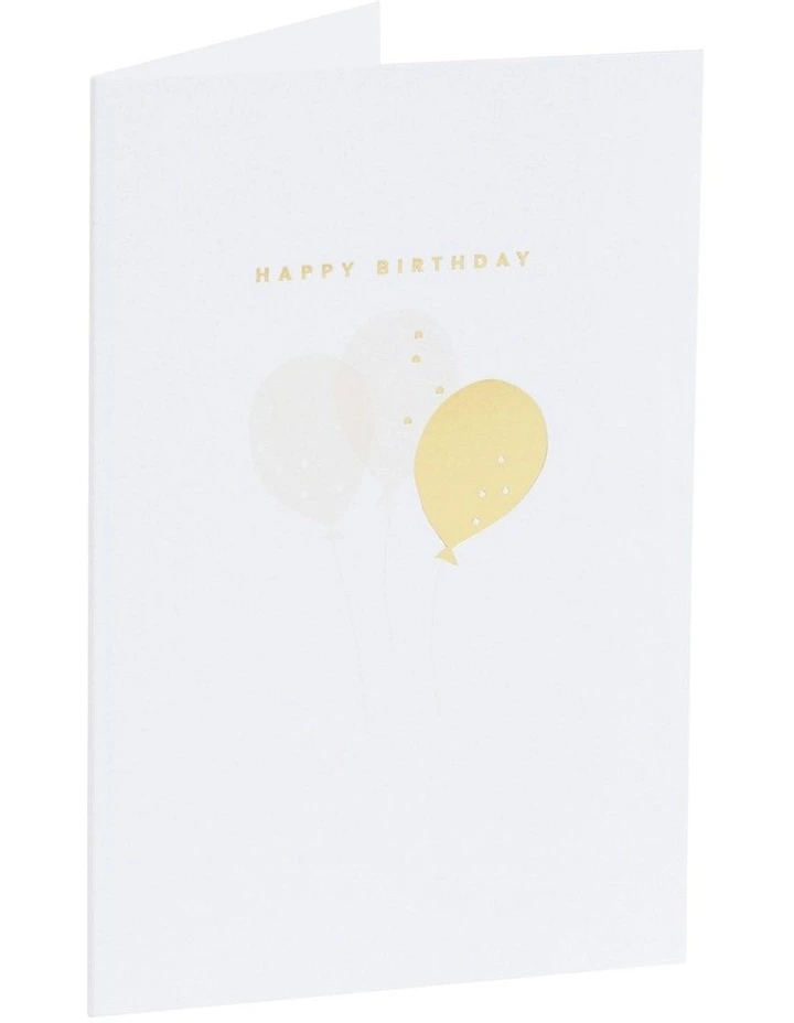 Balloon Greeting Card