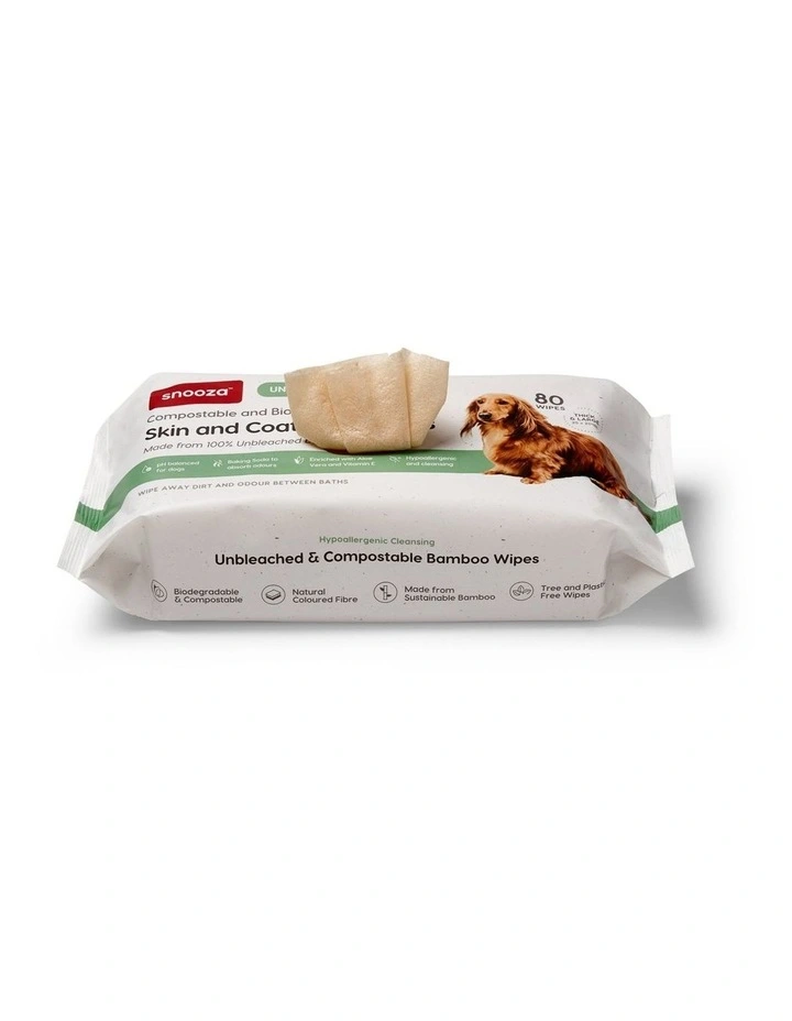 Skin & Coat Care Wipes Unbleached