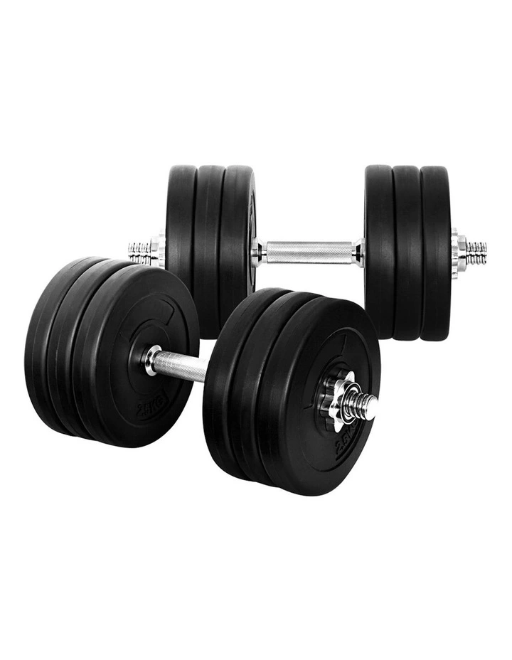 35kg Dumbbells in Black
